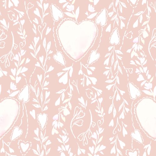 Heart And Vine Light Peach