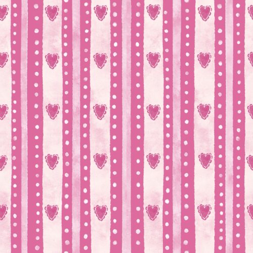 Heartanddotstripebubblegum