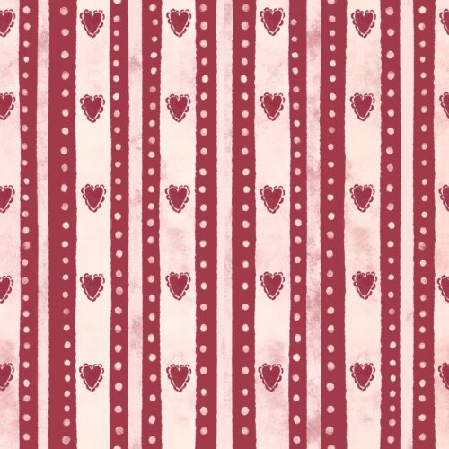 Heartanddotstripemutedbrick
