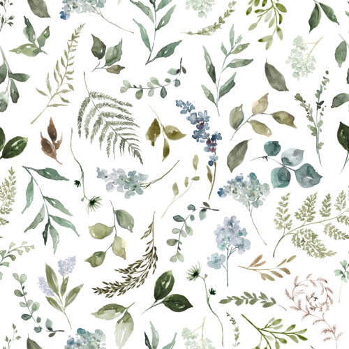 Hip Kid Design - Heirloom Botanical Leaves