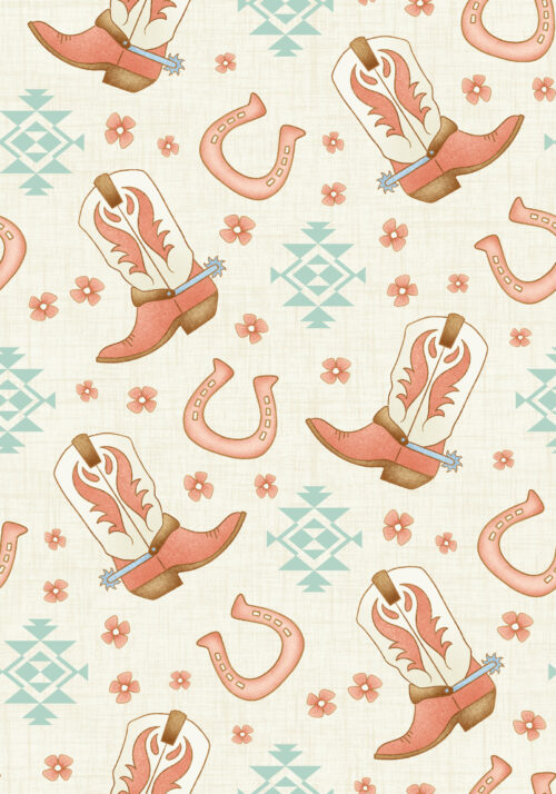 Krystal Winn - Highland Summer Boots Pink And White