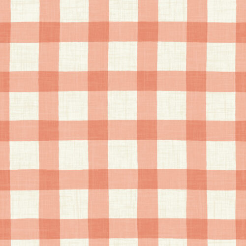 Krystal Winn - Highland Summer Gingham Coral