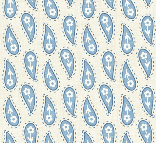 Krystal Winn - Highland Summer Paisley Blue