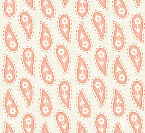 Krystal Winn - Highland Summer Paisley Coral