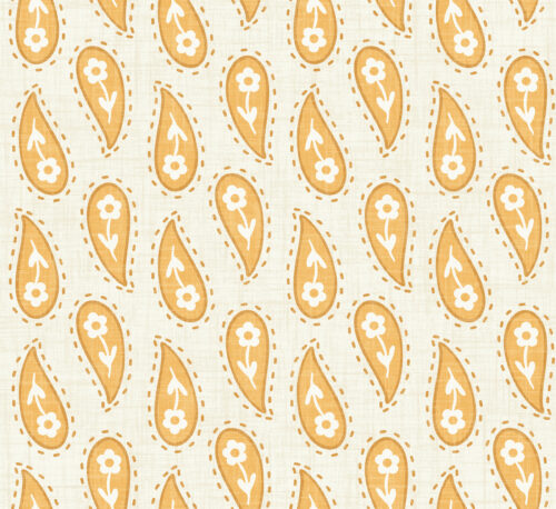 Krystal Winn - Highland Summer Paisley Yellow
