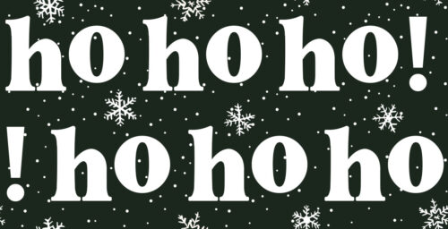 Hip Kid Design - Ho Ho Ho! Dark Green