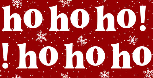 Hip Kid Design - Ho Ho Ho! Red