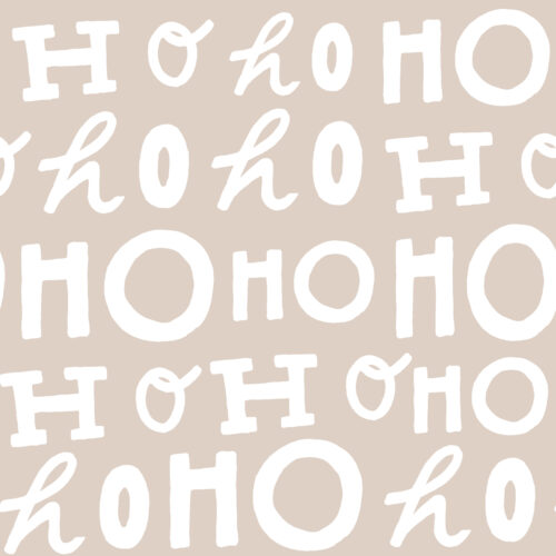 Hip Kid Design - Ho Ho Ho in Neutral