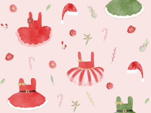 Hip Kid Design - Holiday Tutus on Blush