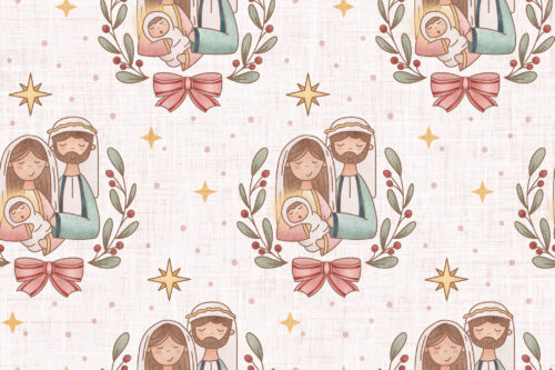 Krystal Winn - Holy Night Family White