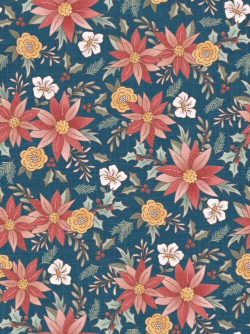 Krystal Winn - Holy Night Floral Navy