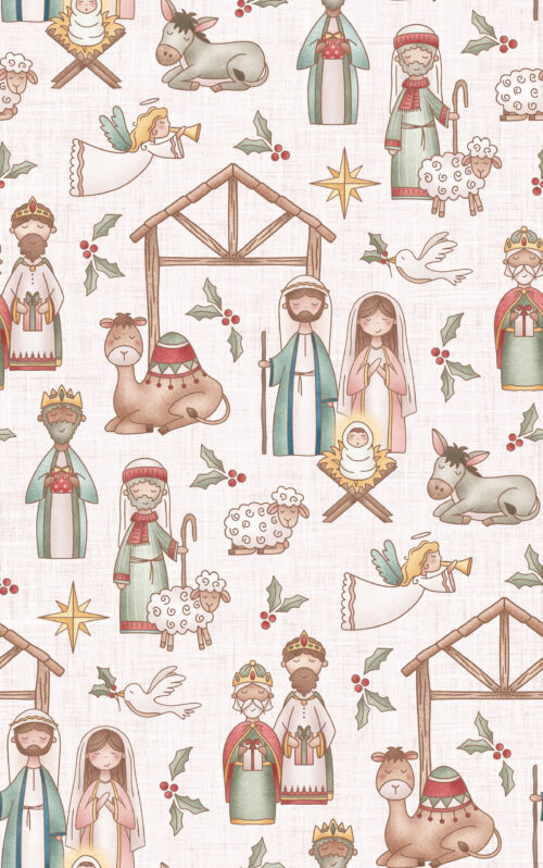 Krystal Winn - Holy Night Nativity White