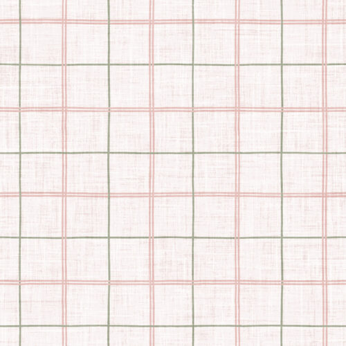 Krystal Winn - Holy Night Plaid Window Pane Pink