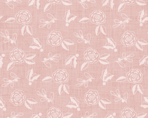 Krystal Winn - Holy Night Sketch Floral Pink