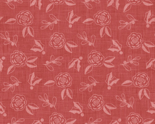 Krystal Winn - Holy Night Sketch Floral Red