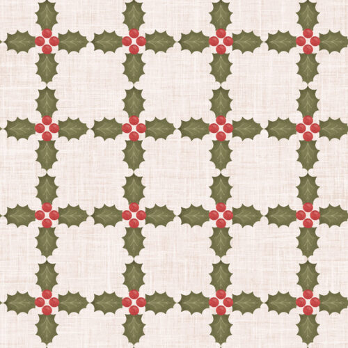 Krystal Winn - Home For Christmas Holly Plaid