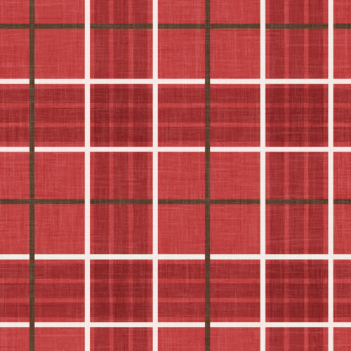 Krystal Winn - Home For Christmas Plaid Red