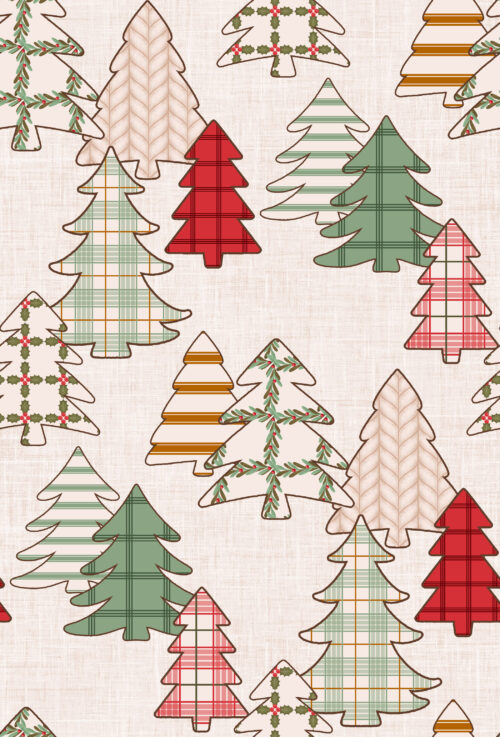 Krystal Winn - Home For Christmas Trees Cream