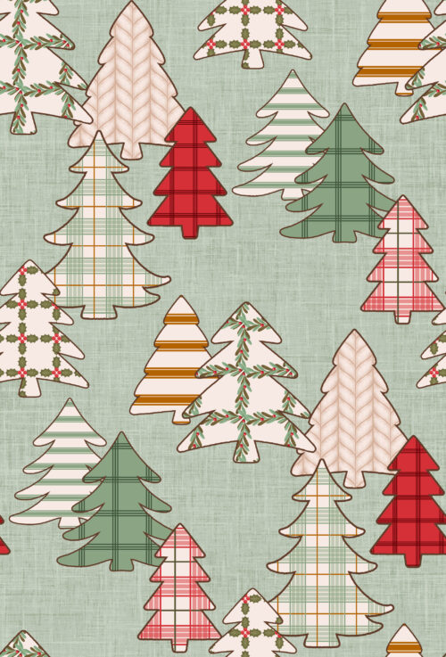 Krystal Winn - Home For Christmas Trees Sage