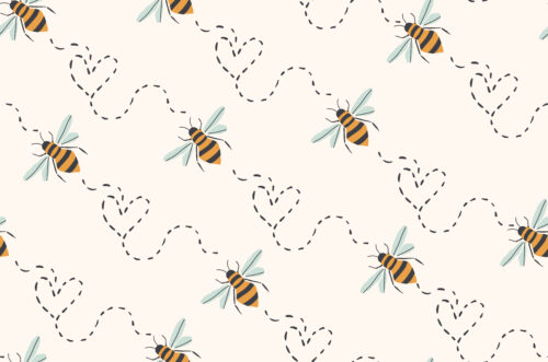Indy Bloom Designs - Honey Bee In Cream