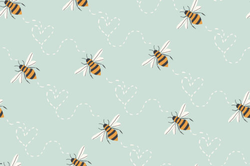 Indy Bloom Designs - Honey Bee In Mint