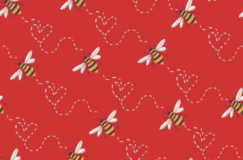 Indy Bloom Designs - Honey Bee In Red