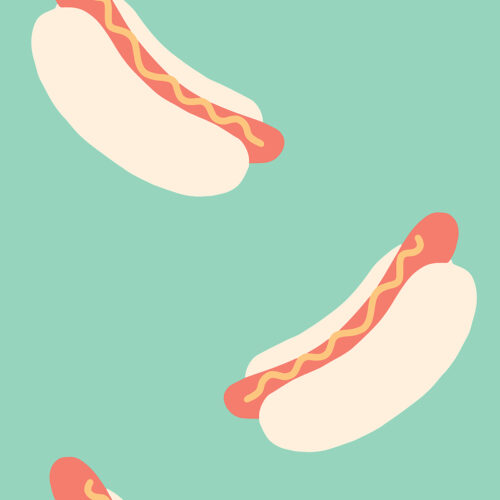 Indy Bloom Designs - Hot Dog 4x4