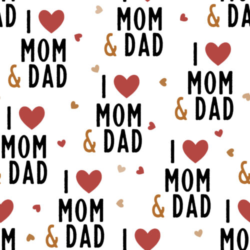 Hip Kid Design - I Love Mom and Dad