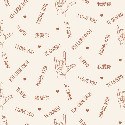 I love you in every language Cream