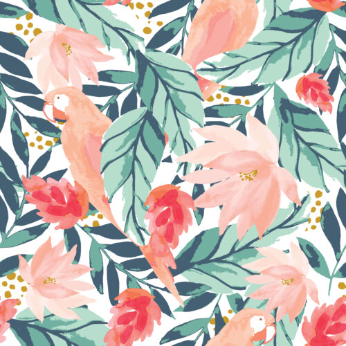 Indy Bloom Designs - Ibd Floral Tropic Parrot 01