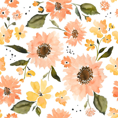 Indy Bloom Designs - Ibd Peachy Sunflowers High Res