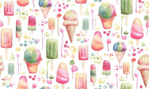 Sara Swanson - Ice Cream Pattern Tile4 Copy
