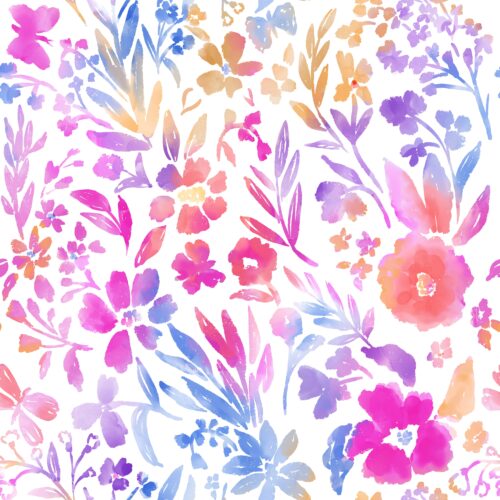 Lindsay Anne - Watercolor Ombré Florals 1