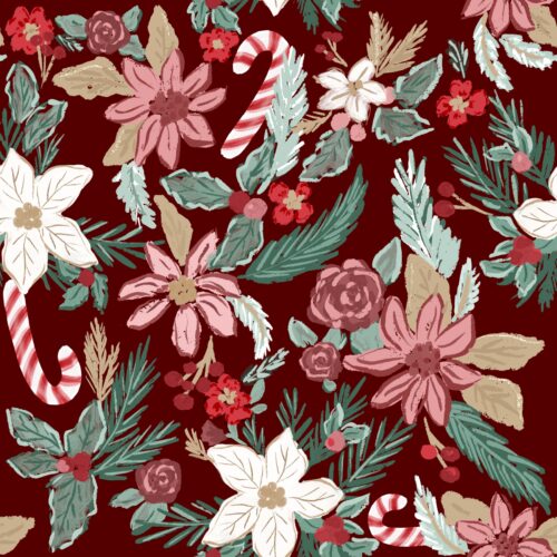 Lindsay Anne - Holiday Florals Coords 1