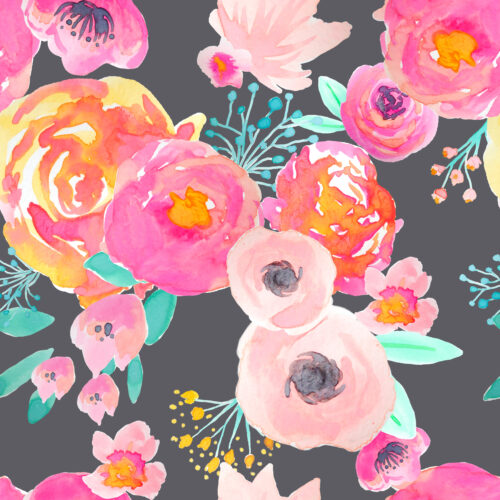 Indy Bloom Designs - Indy Bloom Blush Florals Grey (1)