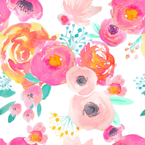 Indy Bloom Designs - Indy Bloom Blush Florals White