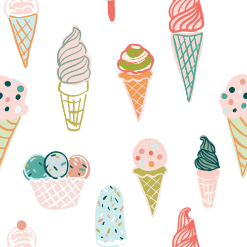 Indy Bloom Designs - Ice Cream Cone 24x24
