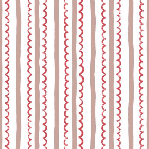 Lindsay Anne - Icing Stripe White Gingerbread