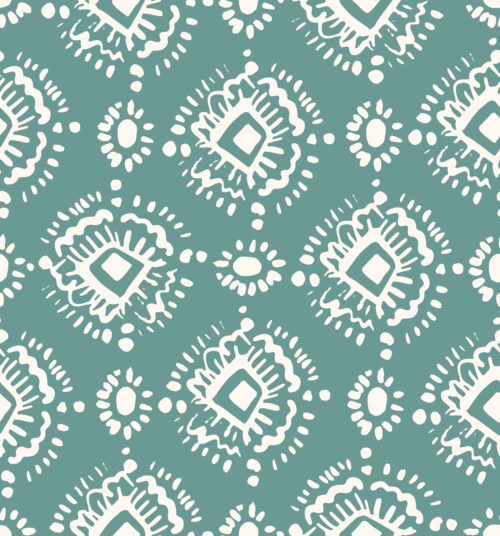 Indy Bloom Designs - Ikat In Teal