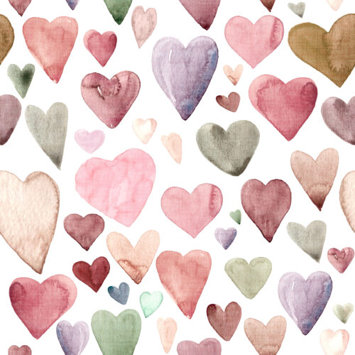 Hip Kid Design - Jewel Tone Hearts