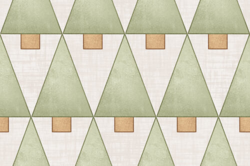 Krystal Winn - Jolly Pine Trees Green