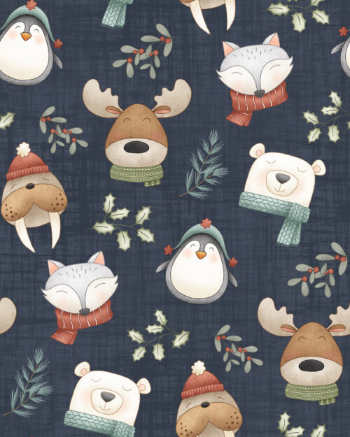 Krystal Winn - Jolly Polar Pals Navy