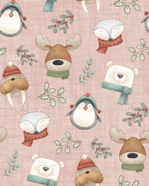 Krystal Winn - Jolly Polar Pals Pink