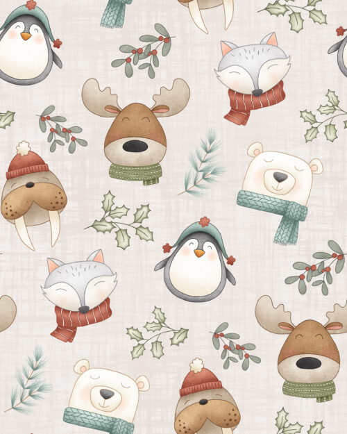 Krystal Winn - Jolly Polar Pals White