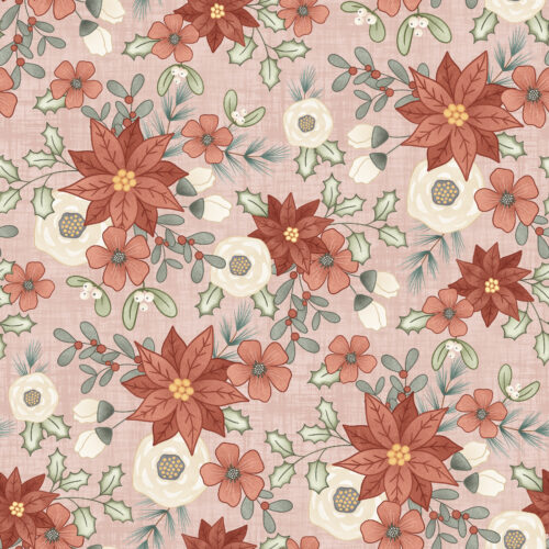 Krystal Winn - Jolly Red Foral Pink