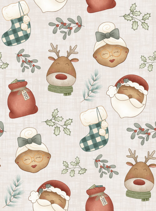 Krystal Winn - Jolly Santa Dark Skin White