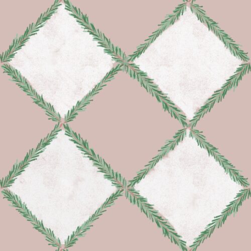 Lindsay Anne - Jolly Sprig Check   Gingerbread