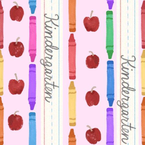 Lindsay Anne - Kindergarten Stripe Light Pink