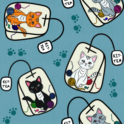 Spring in to Summer - Kit Tea Blue