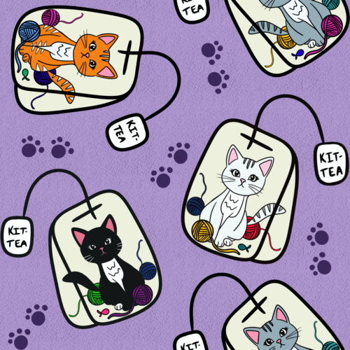 Spring in to Summer - Kit Tea Purple